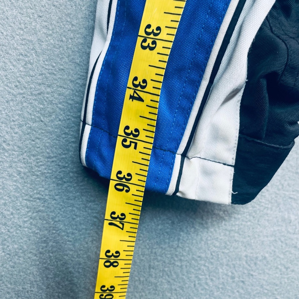 Men Motorcycle Jacket Textile Blue White Riding Gear Sportbike First Racing M - Picture 8 of 8